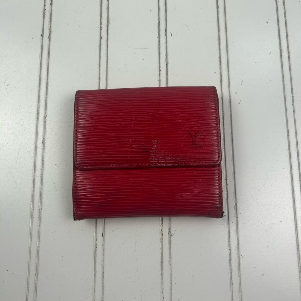 Louis Vuitton Vintage Red Epi Elise Wallet - Picture 3 of 11